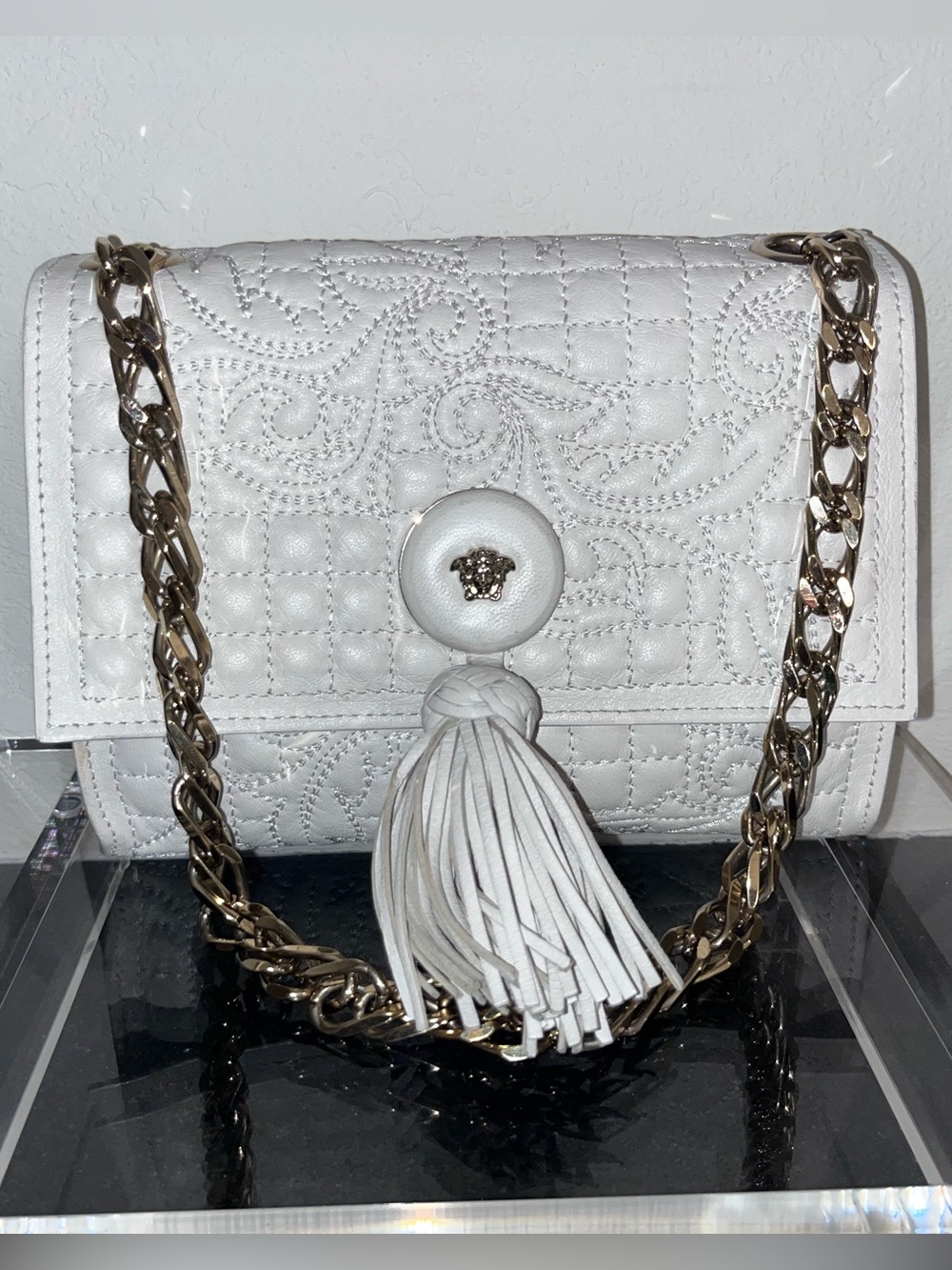 Authentic vintage Versace Vanitas Medusa shoulder bag